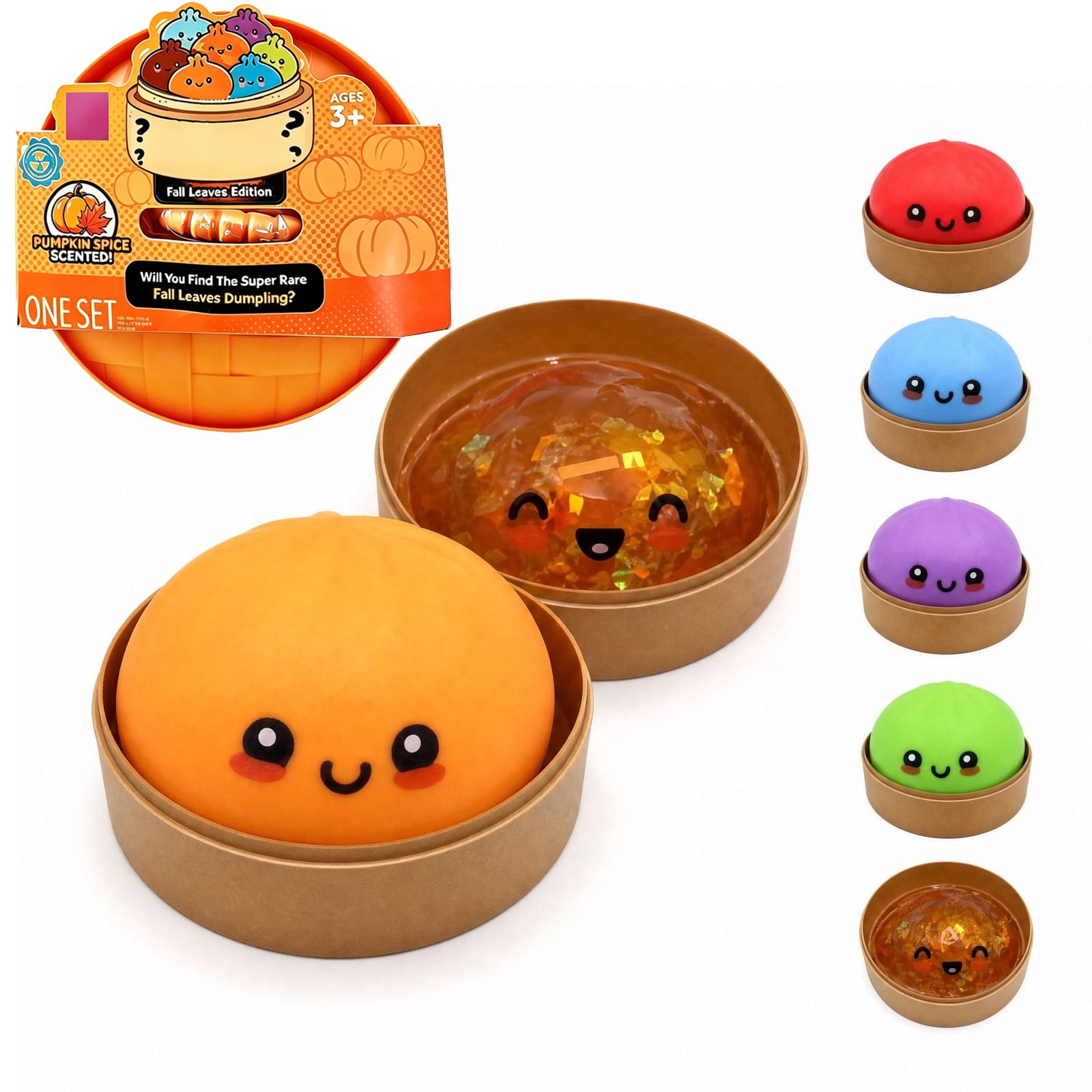 Pumpkin Stress Relief Toy Soft Silicone Sensory Fidget for Adults ...