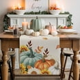 thumbnail image 1 of Pumpkin Sunflower Table Runner, Autumn Thanksgiving Kitchen Dining Table Decoration for Home Party Decor 13x48 Inches, 1 of 9