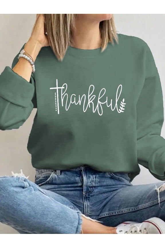 Pumpkin SweatShirt for Women Thanksgiving Graphic Tees Fall Halloween Sweater