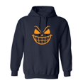 thumbnail image 1 of Pumpkin Teeth Sarcastic Humor Novelty Funny Men's Hoodies, 1 of 2