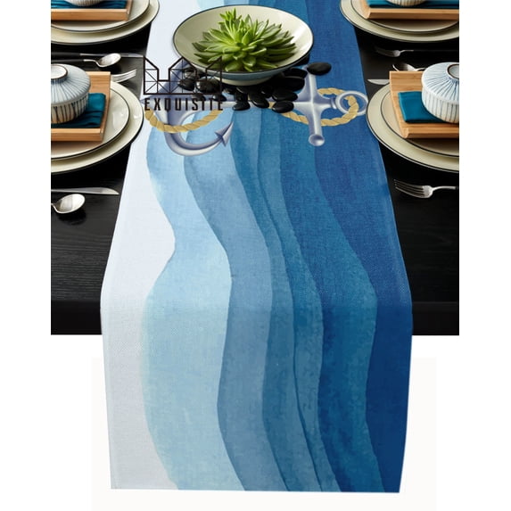 Pumpkin Thanksgiving Table Runner Seasonal Fall Harvest Vintage Kitchen Dining Table ration for Indoor Outdoor Home Party