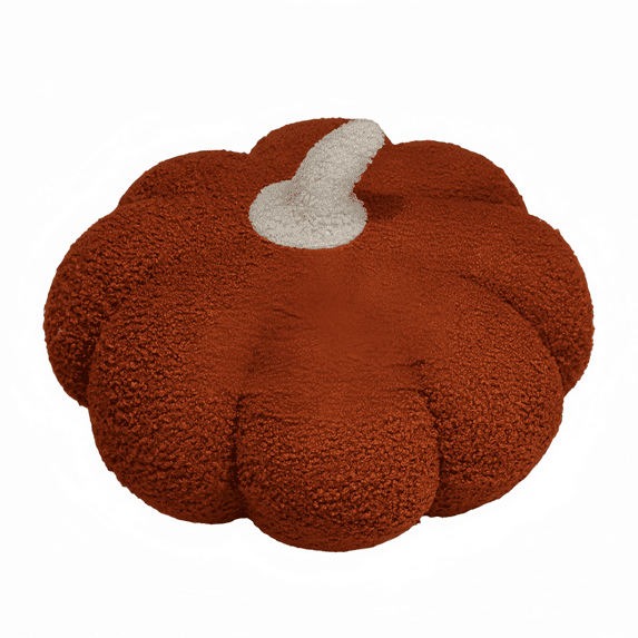 Pumpkin Throw Pillow 3D Halloween Pumpkin Pillow Thanksgiving Fall Pumpkin Toy Fluffy Stuffed Pillow Cushion 7.9Inches