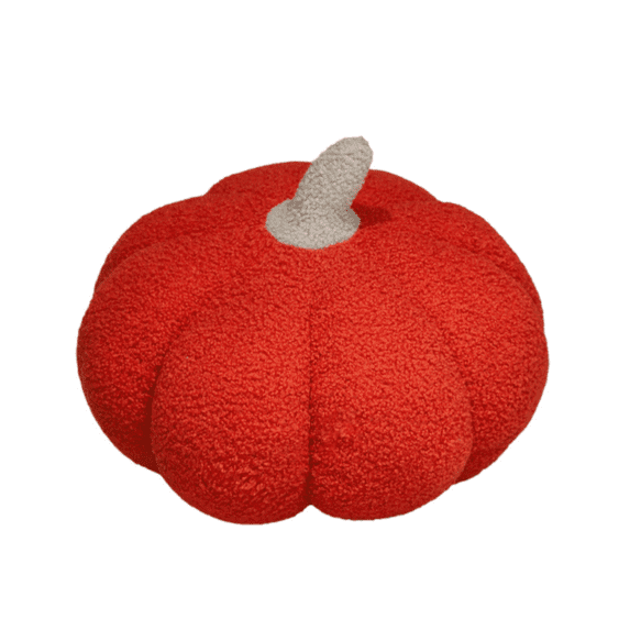 Pumpkin Throw Pillow 3D Halloween Pumpkin Pillow Thanksgiving Fall Pumpkin Toy Fluffy Stuffed Pillow Cushion 7.9Inches