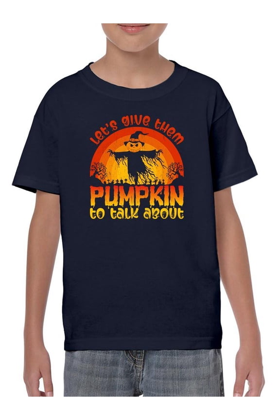Pumpkin To Talk About T-Shirt Juniors -Image by Shutterstock,  Medium