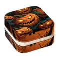 thumbnail image 1 of Pumpkin Travel Portable Square Jewelry Stand Organizer Storage Box for Rings, Earrings, Necklaces, Bracelets - Suitable for Girls and Women, 1 of 6