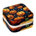 thumbnail image 1 of Pumpkin Travel Portable Square Jewelry Stand Organizer Storage Box for Rings, Earrings, Necklaces, Bracelets - Suitable for Girls and Women, 1 of 6