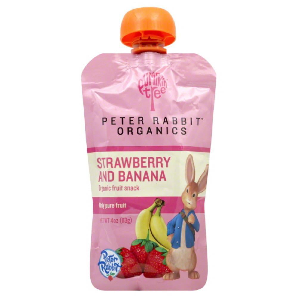 Peter Rabbit Organics Strawberry and Banana Pure Fruit Snack, 4 Ounce ...