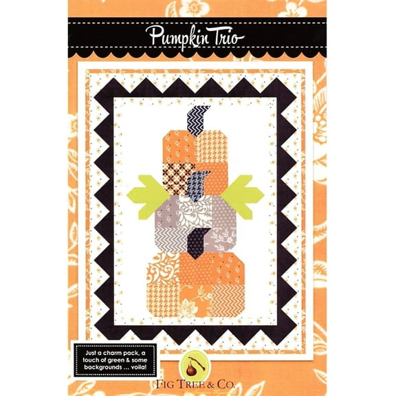Pumpkin Trio Quilt Pattern by Fig Tree & Co