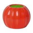 thumbnail image 1 of Pumpkin Vase, Plastic Flower Vase, Halloween Decoration For Bookshelf Mantel Table Fireplace Coffee Table, Orange And Red, 13x10x6.5cm Durable Lightweight Plastic, 1 of 6