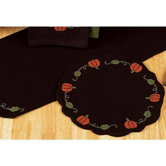 Pumpkin & Vines Accent Mat