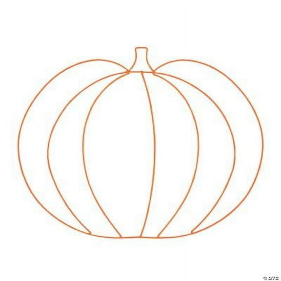 Pumpkin Wire Wreath Frame, Fall, Craft Supplies, 1 Piece