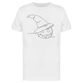 thumbnail image 1 of Pumpkin With A Witch Hat Design T-Shirt Men -Image by Shutterstock, Male Medium, 1 of 2