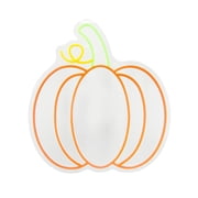 Haunted Hill Farm Wall Halloween Decoration Pumpkin Yellow & Orange 1.5-Ft.