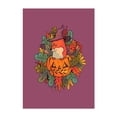 thumbnail image 1 of Pumpkin fox - Illustration Unframed Wall Art Print 24 x 32 inches, 1 of 16