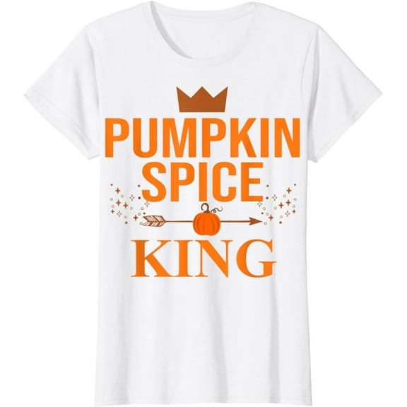 Pumpkin spice King Coffee Lover halloween & Thanksgiving T-Shirt