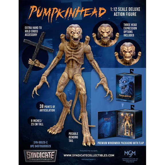Pumpkinhead 1:12 Scale Premium Action Figure | Exclusive Signature Edition