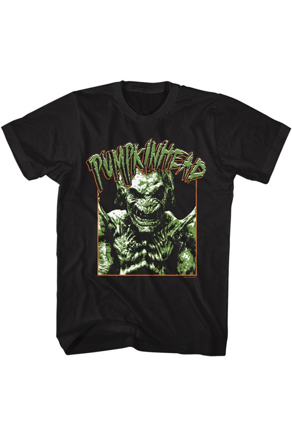 Pumpkinhead Scary Creepy Demon Horror Movie Photo & Logo Men's T Shirt