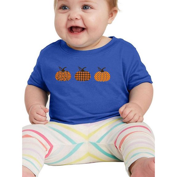 Pumpkins And Patterns T-Shirt Infant -Image by Shutterstock,  24 Months