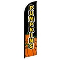 thumbnail image 1 of Pumpkins (Black) Windless Banner Flag, 1 of 6