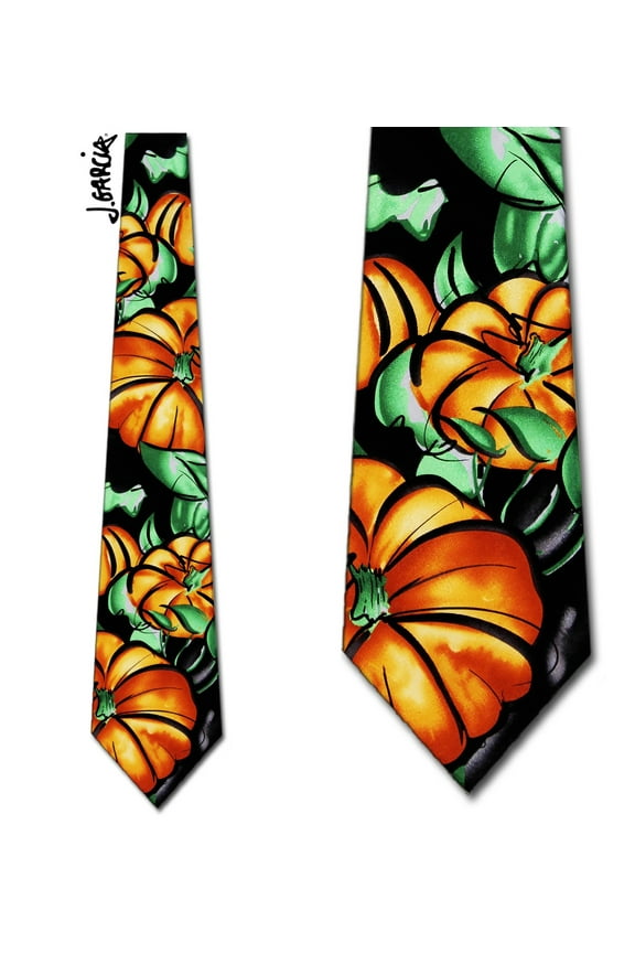 Pumpkins Butterfly Study ll Necktie M