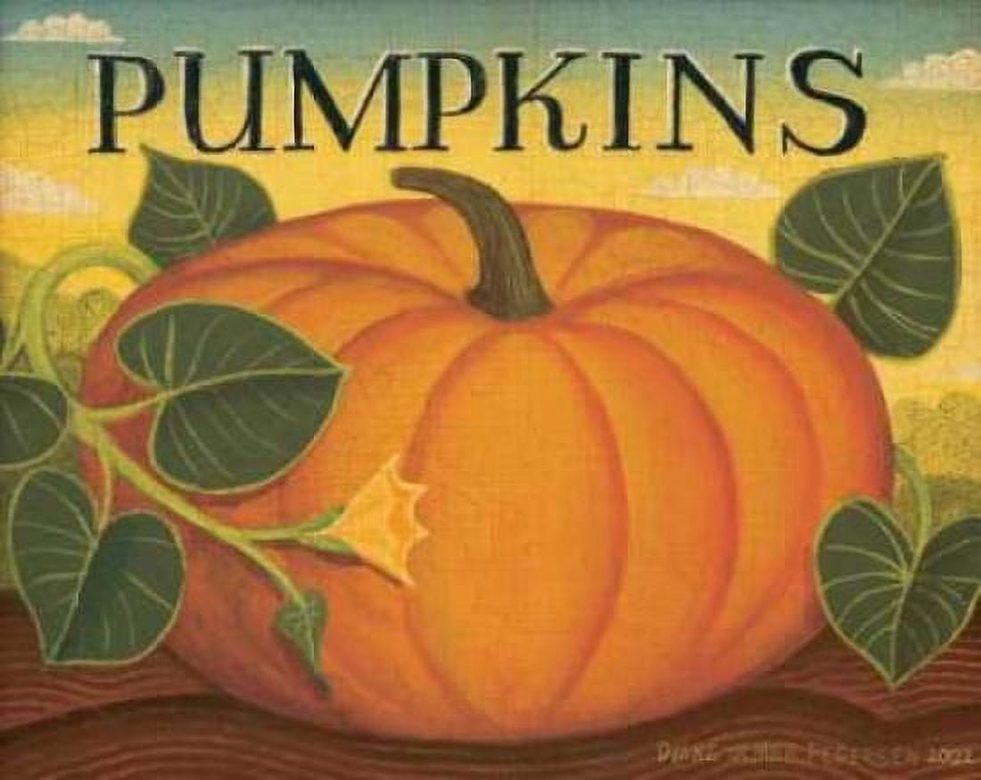 Pumpkins Canvas Art - Diane Pedersen (20 x 24)