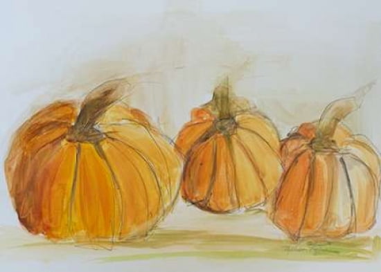 Pumpkins Canvas Art - Melissa Lyons (18 x 24)