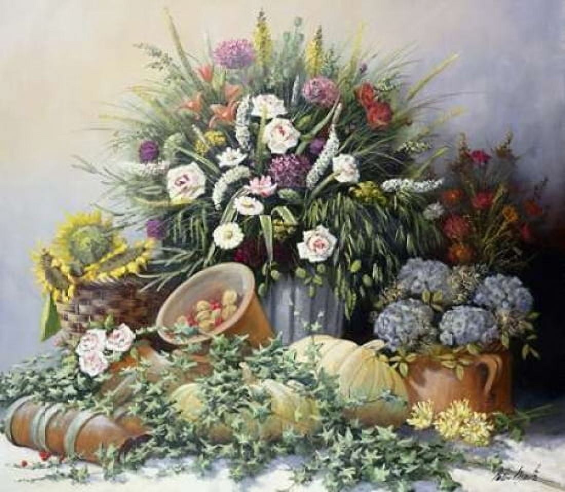 Pumpkins Canvas Art - Peter Motz (24 x 24)