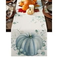thumbnail image 1 of Pumpkins Fall Table Runner Autumn Thanksgiving Kitchen Dining Table ration for Home Party Wedding Indoor Outdoor r, 1 of 6