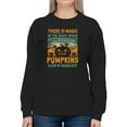 thumbnail image 1 of Pumpkins Glow By Moonlight Sweatshirt Women -Image by Shutterstock, Female x-Large, 1 of 4