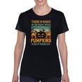 thumbnail image 1 of Pumpkins Glow By Moonlight T-Shirt Women -Image by Shutterstock, Female Medium, 1 of 4