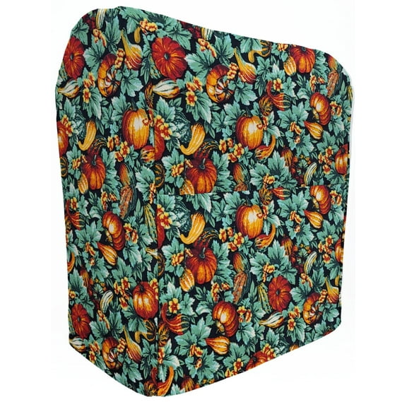 Pumpkins & Gourds Cover Compatible with Kitchenaid Stand Mixer by Penny's Needful Things (Small Pumpkins & Gourds, 4.5qt / 5qt Tilt Head)
