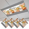 thumbnail image 1 of Pumpkins Thanksgiving Fluorescent Light Covers, Fall Black White Plaid Farmhouse Pumpkin Magnetic Light Covers for Ceiling Lights, Fluorescent Ceiling Shade for Classroom Bedroom Office 4x2Ft x 4PCS, 1 of 8