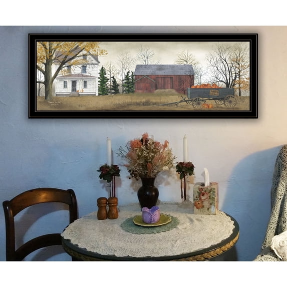 Trendy Decor 4U Pumpkins For Sale Framed Wall Art With Earthtone BJ115-704G