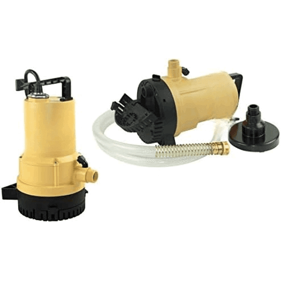 Pumps UTM02501K, 1/4HP Duo 2-in-1 Thermoplastic Sub Utility & Transfer Pump$$Tools & Hardware Other