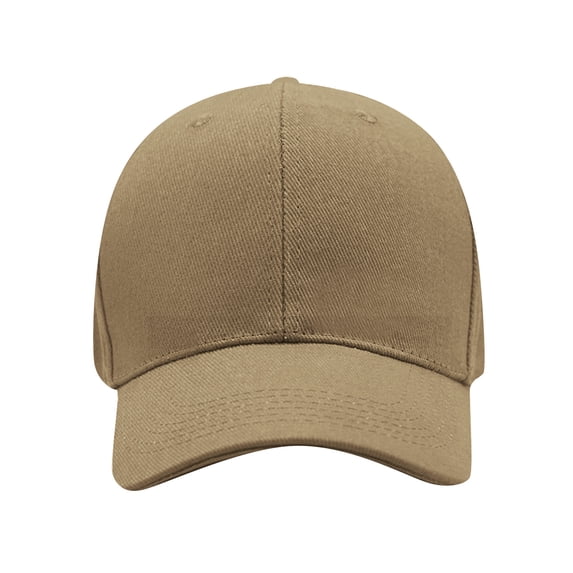 Pumxq Baseball Cap Adjustable Size for All Seasons Khaki One Size