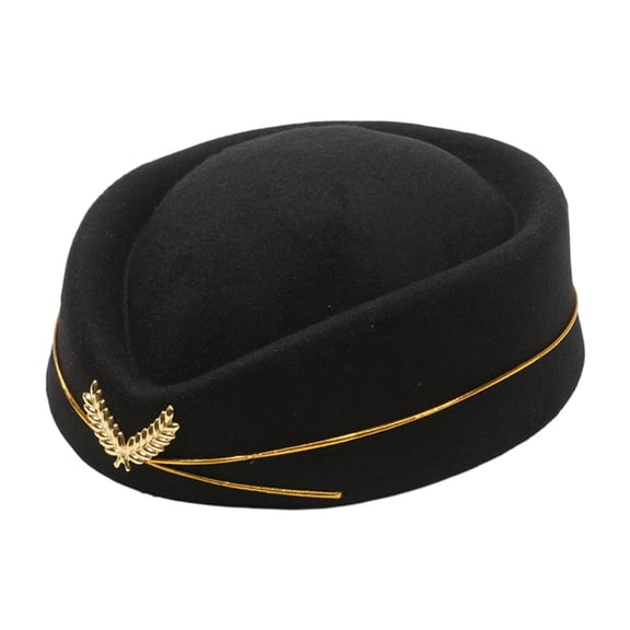 Pumxq Cocktail Fascinator Base Air Hostesses Pillbox Hat Millinery Making Black One Size
