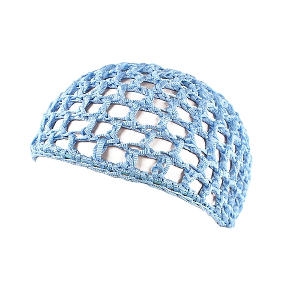 Pumxq Mesh Hair Net Rayon Knit Snoods for Women Sleeping, Crocheted Sleeping Cap Soft Mesh Hairmet Hat Cover Accessories for Long, Curly Hair F One Size