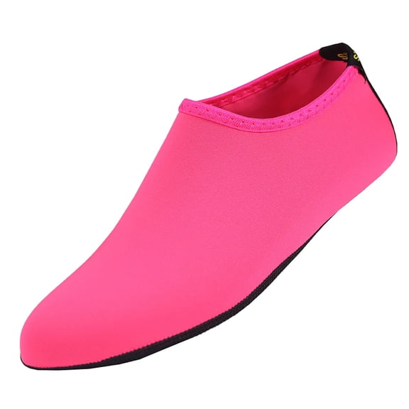 Pumxq Portable Water Shoes for Men and Women Lightweight for Multi-Activity Use Hot Pink S