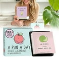 Pun A Day Calendar 2025,Desktop Calendar The Calendar Not Includes