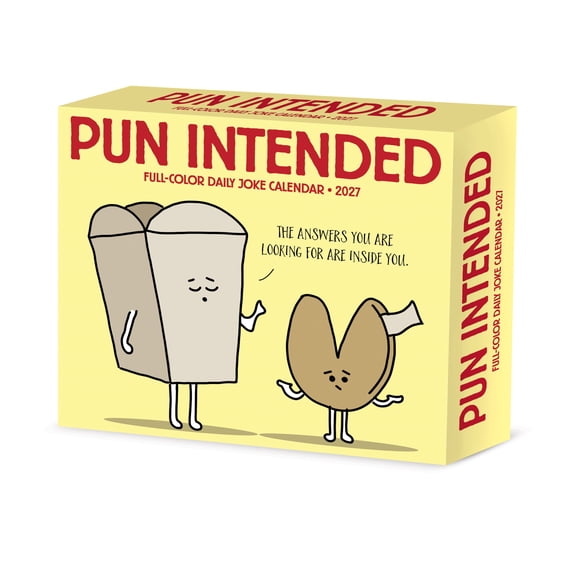 Willow Creek Press, Pun Intended 2027 Box Calendar