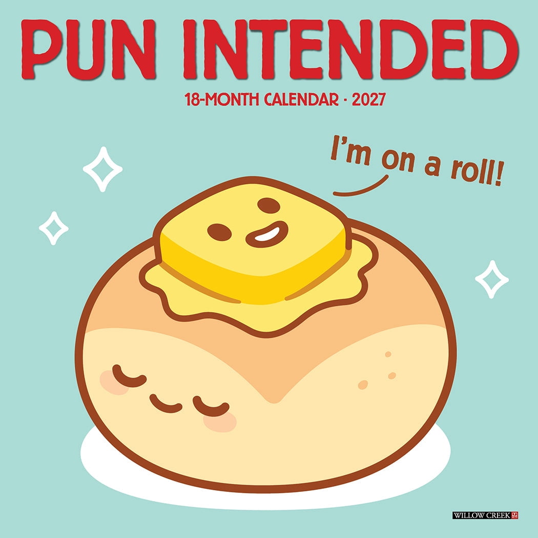 Willow Creek Press, Pun Intended 2027 Mini Wall Calendar