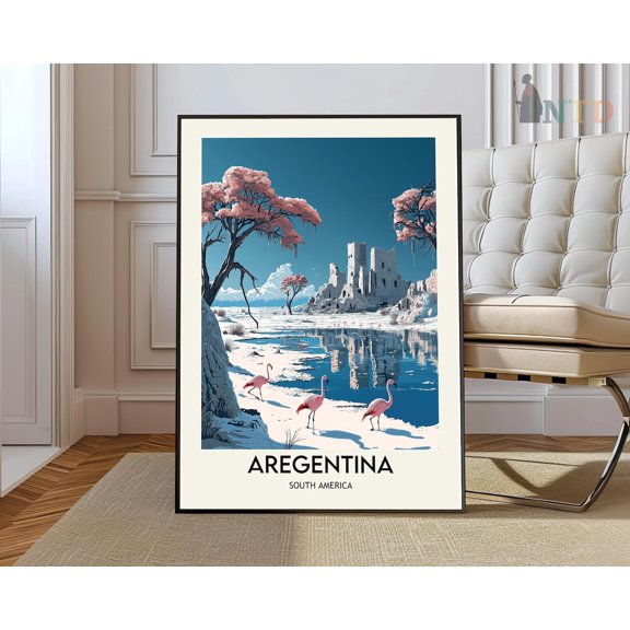 Puna De Atacama Argentina Travel Poster, Unframed Paper Poster 8x10in