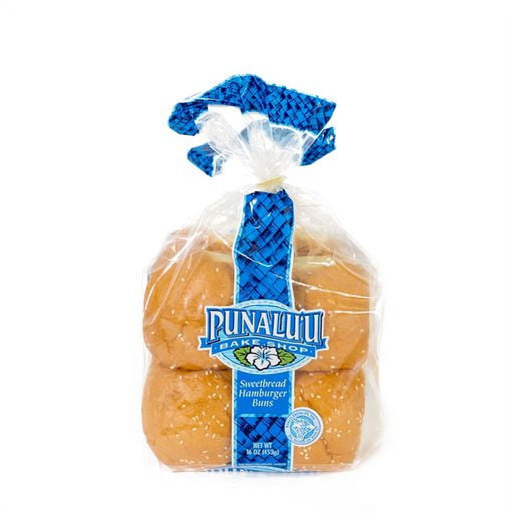 Punaluu Bake Shop Punaluu Bake Shop Hamburger Buns, 16 oz - Walmart.com