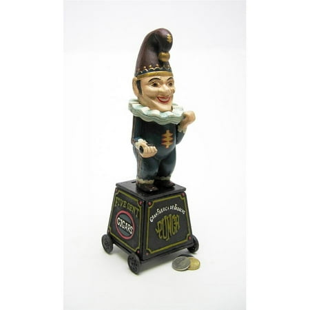 Punch 5 Cent Cigars Bank Design Toscano Iron Banks Antique Banks Banks
