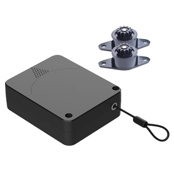 Punch Automatic Door Closer with Steel Drawstring Multifunctional for Internal Doors Wardrobe Residential Commercial Double Damping