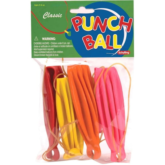 Punch Balloon (Sold Individually - Colors Vary)