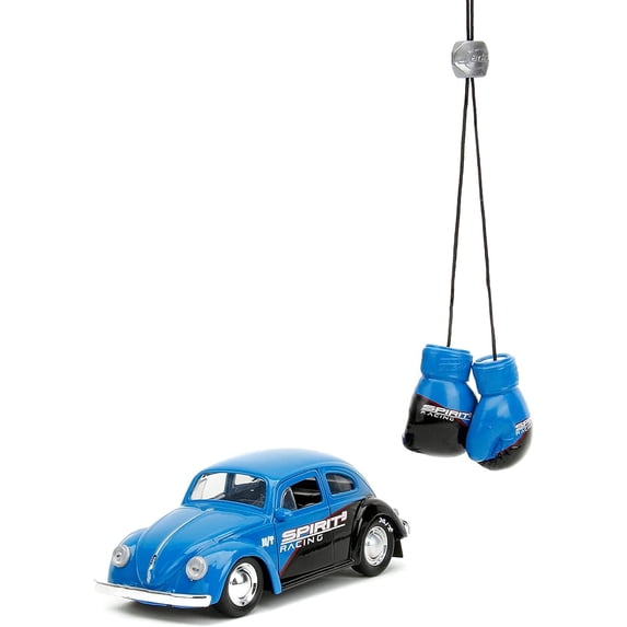 Punch Buggy 50 VW Beetle Blue 1:32 Vehicle and Gloves