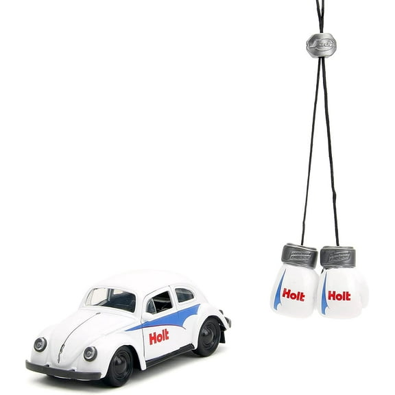 Punch Buggy 50 VW Beetle White 1:32 Vehicle and Gloves