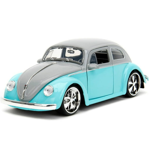 Punch Buggy 59 VW Beetle Blue 1:24 Metal Vehicle