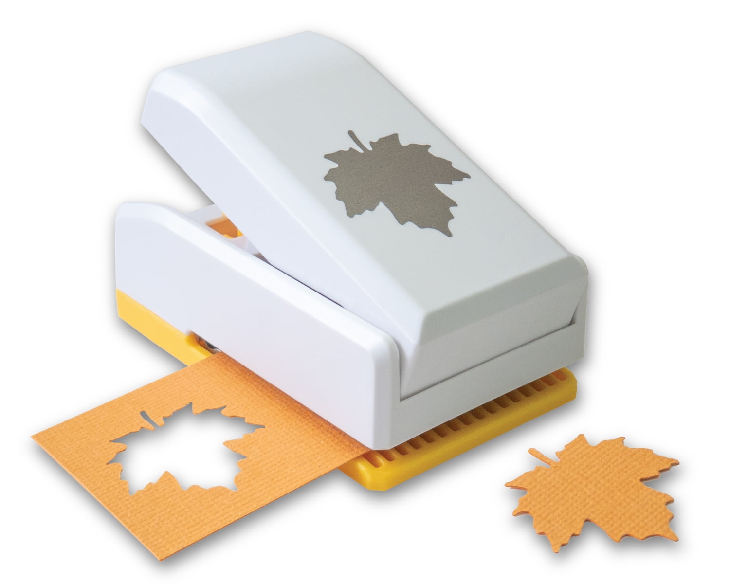 Punch Bunch SlimLock Medium Punch Maple Leaf Shape 28mm W x 30mm H Paper Hole Punch